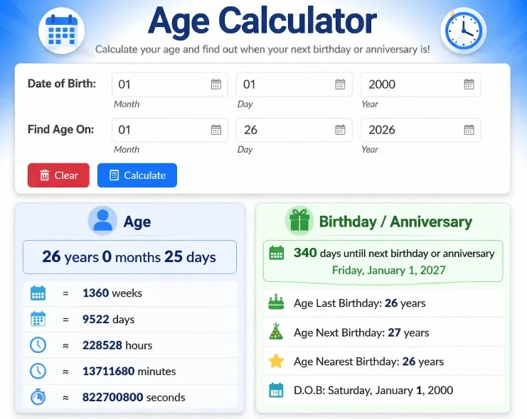 Age Calculator