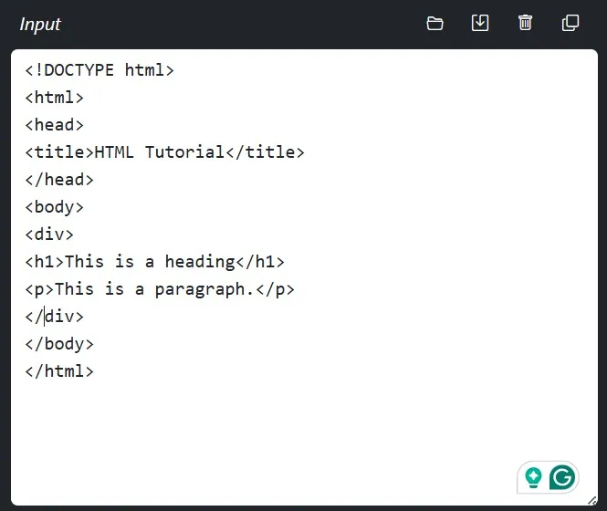 HTML Beautifier Online